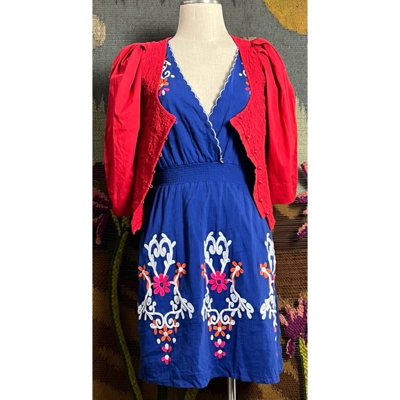 Anthropologie Smocked Cardigan M - Picture 14 of 16